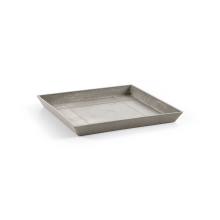 Ecopots onderschotel met waterreservoir   Vierkant   Taupe   43 x H3,5 cm