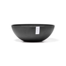 Ecopots bloempot Vienna 50  Rond   Dark Grey   Diameter 50,4 x H18,5 cm