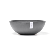 Ecopots bloempot Vienna 50  Rond   Grey   Diameter 50,4 x H18,5 cm