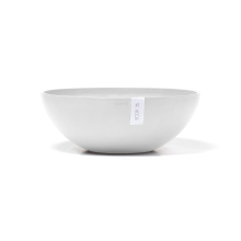 Ecopots bloempot Vienna 50  Rond   Pure White   Diameter 50,4 x H18,5 cm