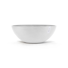 Ecopots bloempot Vienna 70   Rond   Pure White   Diameter 70 x H25,3 cm