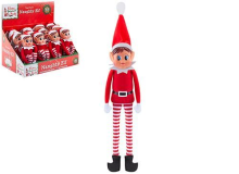 Elves Behavin Badly Knuffel naughty kerstelf meisje   rood   30cm