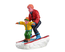 Lemax   'Father & Son Skiing'   Figuur