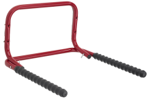 Iwh Mottez wandhouder inklapbaar rood   Fietsenrekken en  haken   51x52x30cm