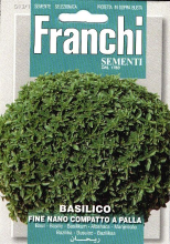 Franchi Sementi Basilicum zaden   Fino Nano   Palla