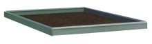 ACD stalen fundering   6,16m²   Voor Introgrow serre Lily