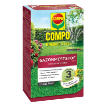 Compo gazonmeststof Plus Onkruidbestrijder 50m²   1,5kg, Snelle Resultaten, Langdurige Bescherming tegen Onkruid