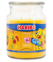 Haribo geurkaars   Tropical Fun   groot