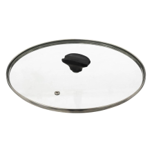 5Five Universele Glazen Pannendeksel   D28 cm   Met stoomgaatje