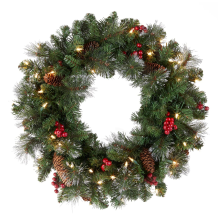 National Tree Company Verlichte kerstkrans 