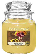 Yankee Candle geurkaars   Golden Autumn   Medium Jar