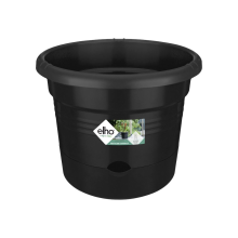 Elho Green Basics Tomaten Pot 33   Living black (Zwart)   Diameter 34 x H 26 cm   Ideaal voor buiten   100% gerecycled