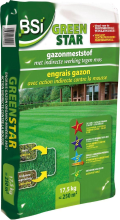 BSI gazonmeststof 17,5kg voor 250m²   Green Star   met kalkcyanamide