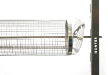 BonFeu Rotisserie Grill Basket   Grillmand voor Braadspit   14,5x14,5x38 cm