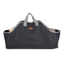 Esschert Design haardbloktas zwart   59x39,5x38,5cm
