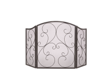 Practo Home haardscherm design classic   3 x 122 x 75,5 cm   Zwart