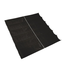 Nesling schaduwdoek Coolfit   harmonica   290 op 500 cm   zwart