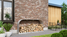 Vitavia Houtopslag Ardor 401   vlak   wit   Houtopslag   L100 cm hoog