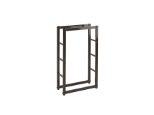 Practo Home houtopberging zwart   Haardaccessoires   25x60x100cm