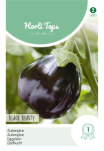 Horti Tops Aubergine zaden   Black Beauty