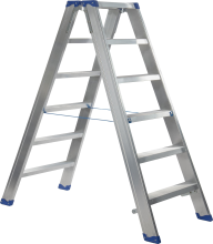Escalo sparta duo aluminium   Industriële aluminium trapladder dubbel   6 treden
