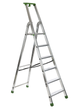 Escalo quadra aluminium   Industriële aluminium trapladder   6 treden