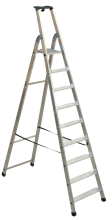 Escalo quadra aluminium   Industriële aluminium trapladder   9 treden