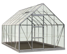 ACD IntroGrow Oliver serre   2,57 x 3,84m   Aluminium