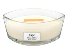 WoodWick geurkaars   Ellipse HearthWick Flame   Island Coconut