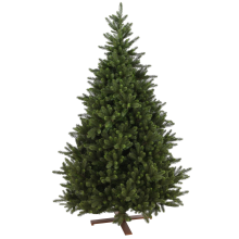 Our Nordic Christmas Kentucky Deluxe Hinged kunstkerstboom   228 cm   Donkergroen   Diameter 145 cm   2358 tips   Houten voet