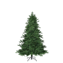 Black Box Brampton kunstkerstboom   185 cm   groen   Diameter 127 cm   1458 tips   metalen voet