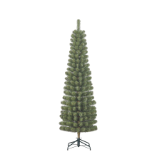 Black Box Charlton Pilar smalle kunstkerstboom   215 cm   groen   Diameter 56 cm   362 tips   metalen voet