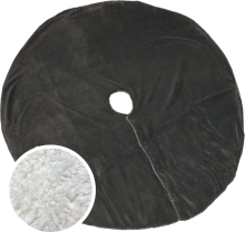 Unique Living kerstboomrok   Diameter 110cm   donkergrijs