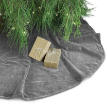 Unique Living kerstboomrok   Diameter 120cm   donkergrijs
