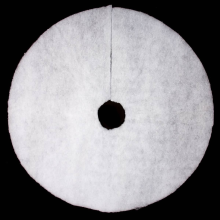 Atmosphera kerstboomrok sneeuw met glitter   Diameter 100cm