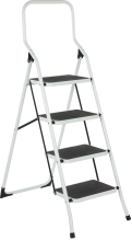 Escalo big step wit wit   Keukentrap met brede treden   4 treden