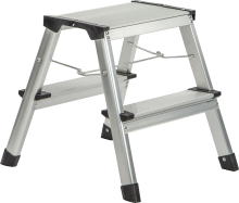 Escalo steppy aluminium   Aluminium huishoudtrapje   H38cm