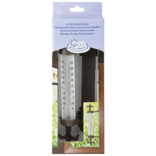 Esschert Design kozijnthermometer  gietijzer   5,5 x 9,4 x 29,5cm