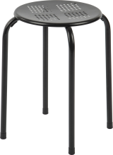 Practo Home kruk metaal zwart   Meubilair   44,5cm
