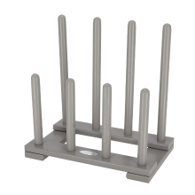 Esschert Design houten laarzenrek   Grijs