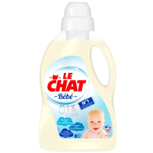 Le Chat vloeibaar wasmiddel Baby   Voor de tere huid   32 wasbeurten (1,44L)