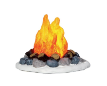 Lemax   'Camp Fire'   Verlicht accessoire   Exclusief adapter (werkt ook op batterijen)