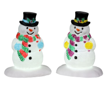 Lemax   'Holly Hat Snowman'   Verlicht accessoire   Exclusief adapter