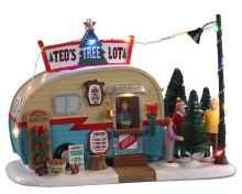 Lemax   'Ted's Tree Lot'   Verlichte figuur   Exclusief adapter (werkt ook op batterijen)