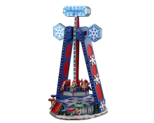 Lemax   'The Spinning Snowflake'   Verlichte attractie met animatie & muziek/geluid   Inclusief adapter