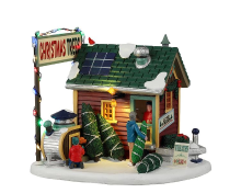 Lemax   'Tiny House Tree Lot'   Verlichte Gebouw   Exclusief adapter (Werkt op batterijen)