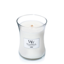 WoodWick geurkaars   Medium Hourglass   Linen