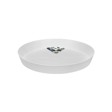 Elho onderschotel Loft Urban  Rond 24   Zijdewit (Wit)   Diameter 24 x H 3 cm