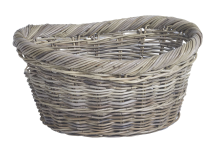 Practo Home mand rotan ovaal Rotan   Haardaccessoires   43x58x29cm
