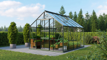 Vitavia Meridian 1 serre   8,3m²   Donkergroen